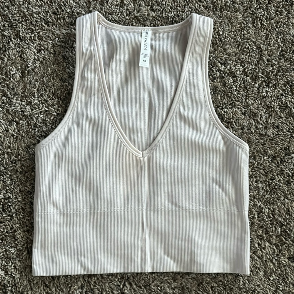 Athleta Ribbed Tank Adult XS